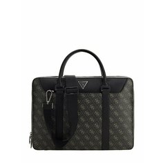 Сумка GUESS, фактура зернистая, черный