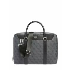Сумка GUESS, фактура зернистая, серый