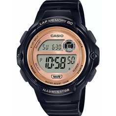 Наручные часы CASIO Collection, черный/розовое золото