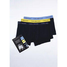 Трусы TOMMY HILFIGER Premium Essentials, комплект из 3 шт., размер XXL, черный/желтый/синий