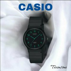 Наручные часы CASIO, черный, зеленый