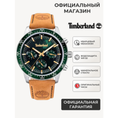 Наручные часы Timberland, зеленый, серебряный, коричневый