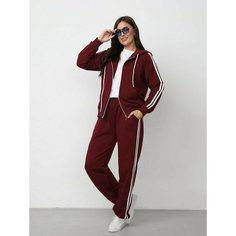 Костюм спортивный BUY-TEX.RU спортивный женский, размер 46, бордо