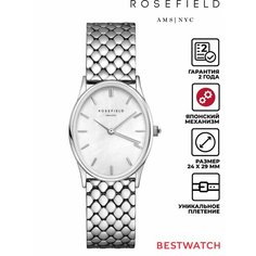 Наручные часы Rosefield The Oval, перламутровый