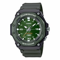 Наручные часы CASIO, черный/зеленый