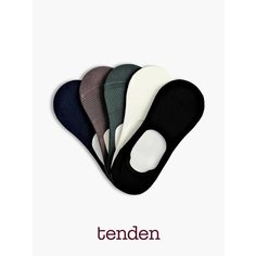Носки спортивные TENDEN, размер 41-44, синий, черный, белый, серый