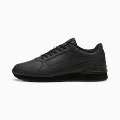 Кроссовки PUMA ST Runner v4 Leather, размер 6.5 UK, puma black-shadow gray