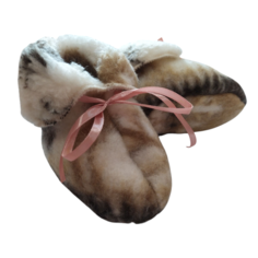 Пинетки Wool Lamb, размер 21, белый/серый