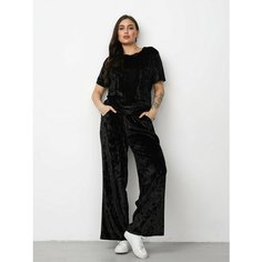 Футболка BUY-TEX.RU женская, велюровая, размер 60, черный