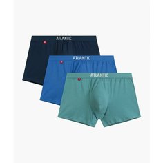 Трусы Atlantic, размер L, голубой, зеленый