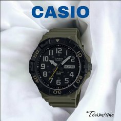 Наручные часы CASIO Collection, черный, серый, хаки, бежевый