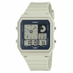 Наручные часы CASIO Collection, серый, белый, бежевый