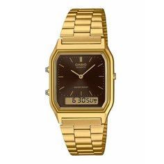 Наручные часы CASIO, золотой, черный