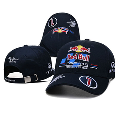 Бейсболка Red Bull Кепка для гонок с логотипом Red Bull, бейсболка для мужчин и женщин, кепка-утконос, летняя вышитая мотоциклетная кепка для мужчин и женщин, размер 53-60, blue2