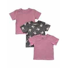 Футболка 3KINDER, размер 32, розовый