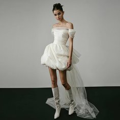 Свадебное платье , размер XXL, белый Нет бренда