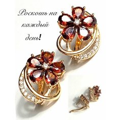 Серьги Florento, хрусталь, кристалл, размер 15 мм