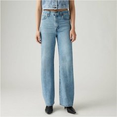 Джинсы широкие Levis Women Ribcage Wide Leg jeans, размер 29/30, голубой Levis®