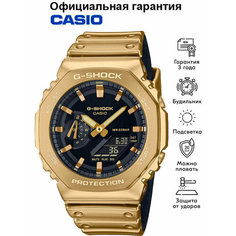 Наручные часы CASIO G-Shock, черный, золотой