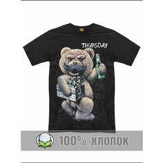 Футболка спортивная RexTex, размер 56, черный
