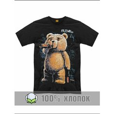 Футболка спортивная RexTex, размер 48, черный