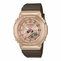 Наручные часы CASIO G-Shock, коричневый, розовый, золотой