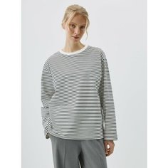 Лонгслив Sela Anna Oversize fit, размер XS INT, , черный графика мелкая