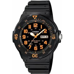 Наручные часы CASIO Collection, оранжевый, черный