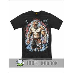 Футболка спортивная RexTex, размер 56, черный