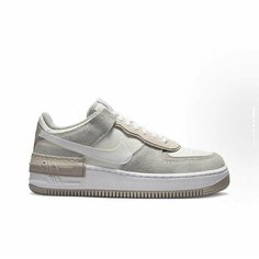 Кроссовки NIKE Wmns Air Force 1 LXX White University Blue, полнота D, размер 5.5 US, серый/серый
