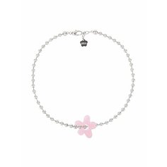 Колье Hola Jewelry, стекло, длина 40 см, розовый