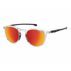 Солнцезащитные очки Carrera, бесцветный, черный, оранжевый, красный
