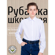 Школьная рубашка Palmary Leading, размер 30-122, белый