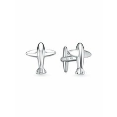 Запонки MSJewellery, серебро, 925 проба, родирование, , серебристый