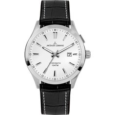 Наручные часы JACQUES LEMANS Hybromatic, серебряный/черный