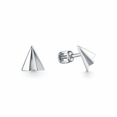 Серьги Яхонт, серебро, 925 проба