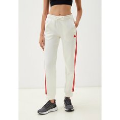 Брюки adidas W FI 3S REG PT, размер 50-52, белый