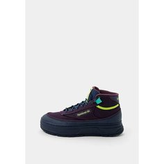 Кеды Reebok CLub C Geo Mid, размер 37.5, фиолетовый