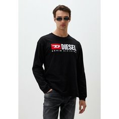 Лонгслив DIESEL, размер 56-58, , черный