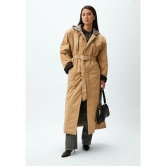 Плащ DIESEL, размер 40, бежевый