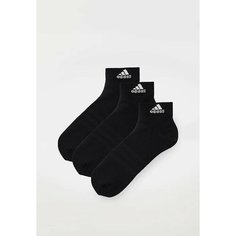 Носки adidas T SPW ANK 3P, комплект, 3 пары, размер 43-45, черный