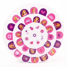 Наклейки для ногтей детские, рапунцель Disney