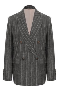 Льняной жакет Brunello Cucinelli
