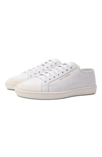 Кожаные кеды Saint Laurent