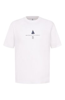 Хлопковая футболка Brunello Cucinelli