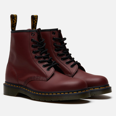 Мужские ботинки Dr. Martens 1460 Smooth Leather, цвет красный, размер 41 EU