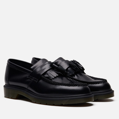 Мужские ботинки лоферы Dr. Martens Adrian Smooth Polished, цвет чёрный, размер 46 EU