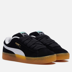 Кроссовки Puma Suede XL Dark Risk, цвет чёрный, размер 37 EU