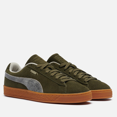 Кроссовки Puma Suede Reward, цвет зелёный, размер 37 EU