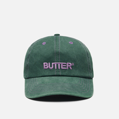Кепка Butter Goods Rounded Logo 6 Panel Q125, цвет зелёный